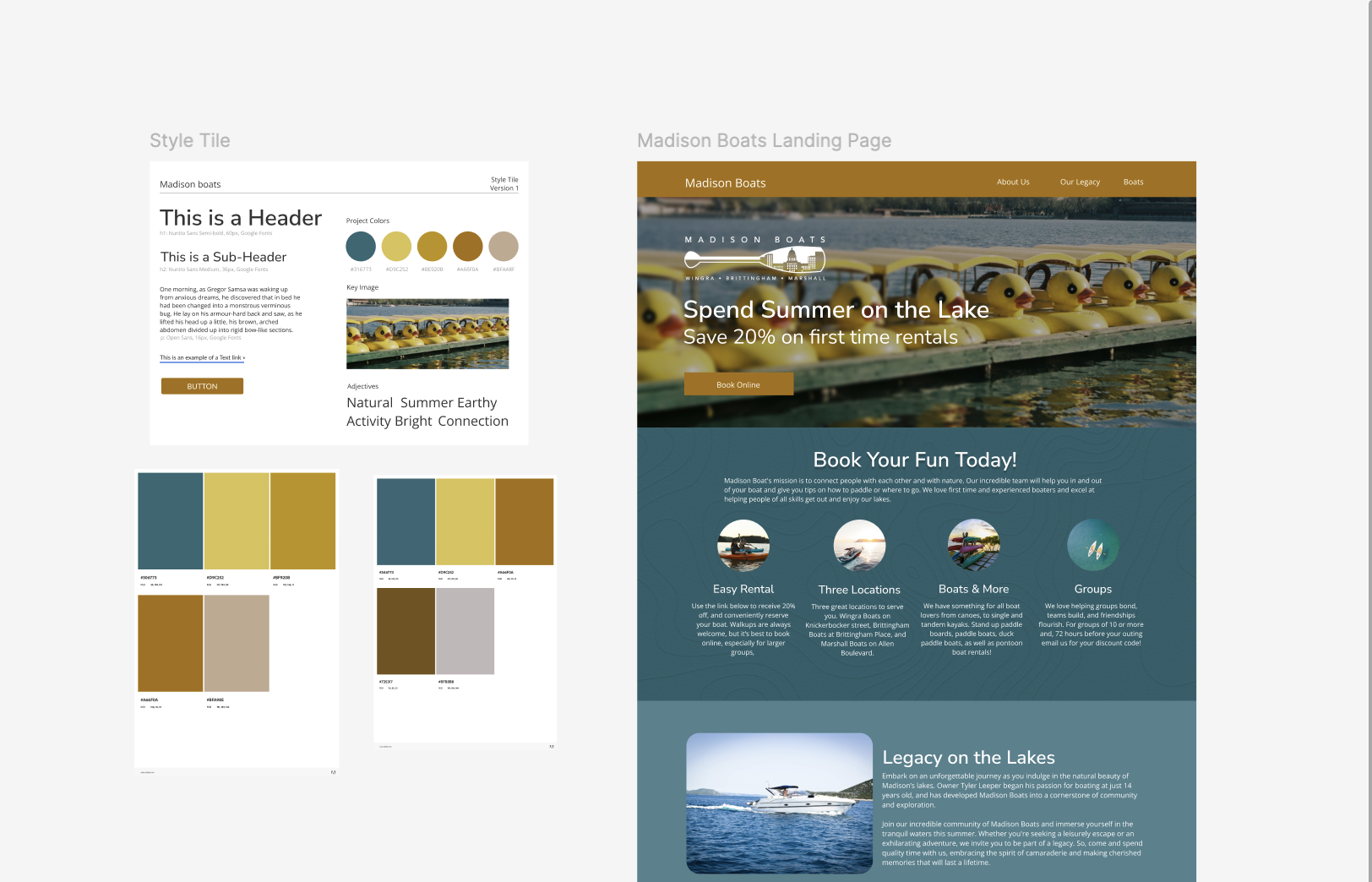 Madison Boats Figma Preview